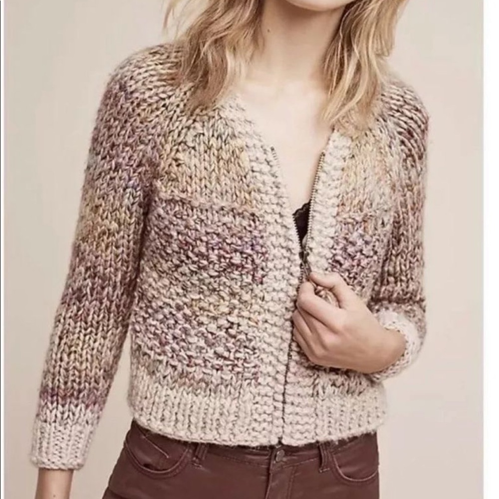 Anthropologie Angel of the North Aurora Cardigan